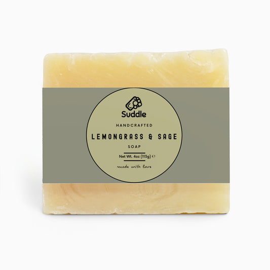 Handcrafted Lemongrass & Sage Soap