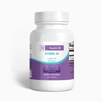 Vitamin D3 2,000 IU - 100 Softgels