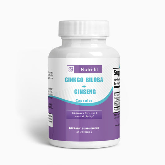 Ginkgo Biloba + Ginseng - 60 Capsules