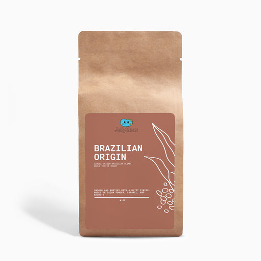 Single-Origin Brazilian Blend Coffee Beans - Whole Beans - 4oz